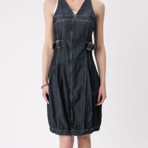Sarah Pacini Denim Dress